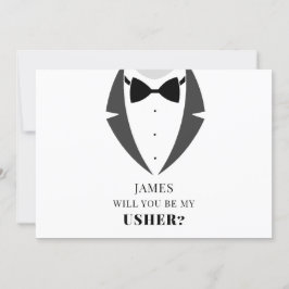 Cartão Arrume-se Carta de Proposta para Padrinho de Casam