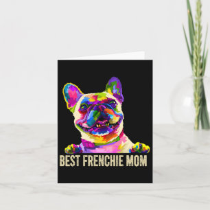 Cartão Art Best Frenchie Mãe Cachorro Francês Mãe