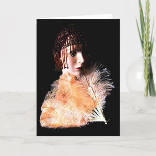 Cartão Art Deco Greeting Card