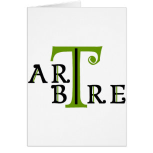 Cartão Art en arbre artree