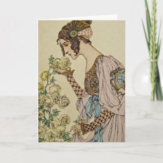 Cartão Art Nouveau