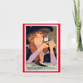 Cartão Art Nouveau de Georges de Feure