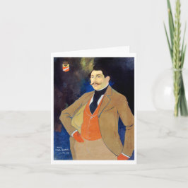 Cartão Art Nouveau de Georges de Feure
