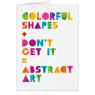 Cartão Arte abstracta