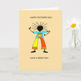 Cartão Arte africana, Dia de os pais Mestre Drummer