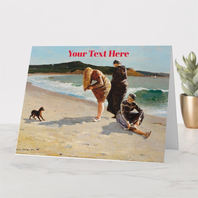 Cartão Arte Americana do Homer Winlnlnln (Planta pequena)