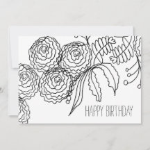 Arte Botânica da Flor de Cárnação Quente