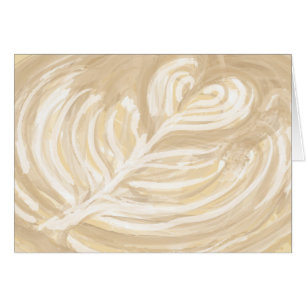 Cartão arte cardíaca do café