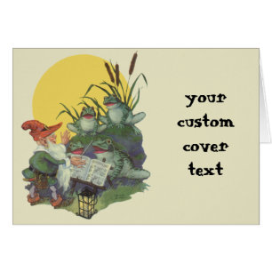 Cartão Arte da Capa da Revista de Música Vintage, Coral d