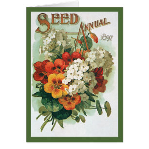 Cartão Arte da capa do catálogo de sementes da Eastman vi