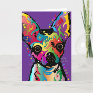 Cartão Arte da chihuahua