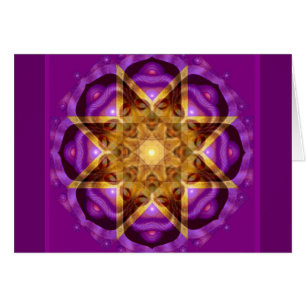 Cartão Arte da mandala de Buddha