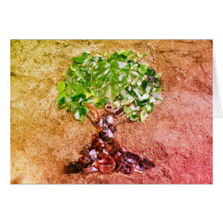 Cartão Arte da natureza da árvore