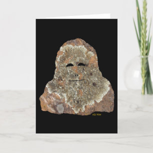 Cartão Arte da rocha de Sasquatch