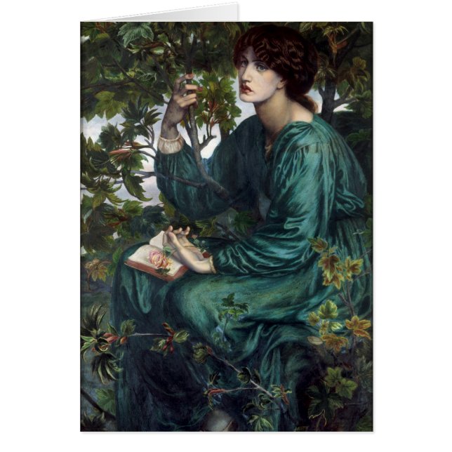 Cartão Arte de Dante Gabriel Rossetti (Frente)