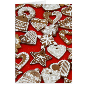 Cartão Arte de Doces de Natal