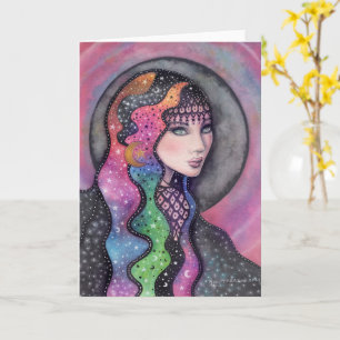 Cartão Arte de Fantasia Mystic Skye por Molly Harrison