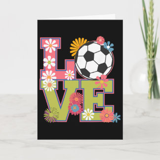 Cartão Arte de Futebol Engraçada Para Mulheres Jogadoras