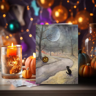 Cartão Arte de Halloween O Caminho Esquecido por Molly Ha
