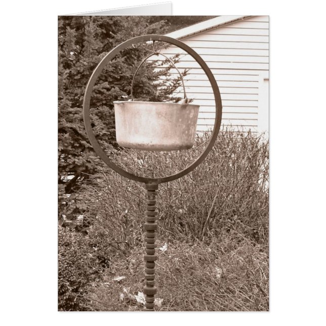 Cartão Arte de Jardim (Frente)