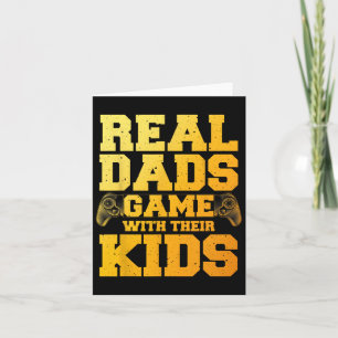 Cartão Arte de Pai Gamer Para Pai que joga Jogos Papai Ho