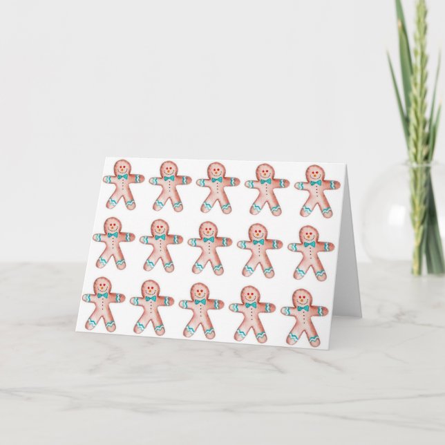 Cartão Arte de Pão de Mel para Caridade (Frente)