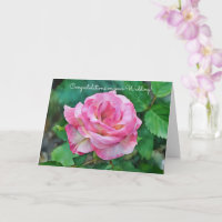 Arte de Parabéns de Casamento Rosa Rosa Rosa Rosa 