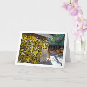 Cartão Arte de Rua Espanhola, cidade de Valência