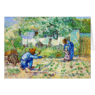 Cartão Arte de Vincent van Gogh das primeiras etapas