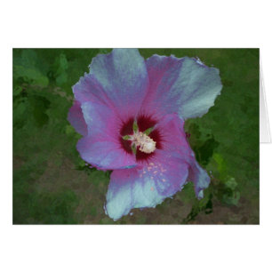 Cartão Arte digital "Flor de Largura"