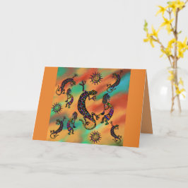 Cartão Arte do Deserto do Arizona