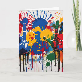 Cartão Arte do Seu Filho Única Personalizada