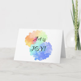 Cartão Arte é Joy Card