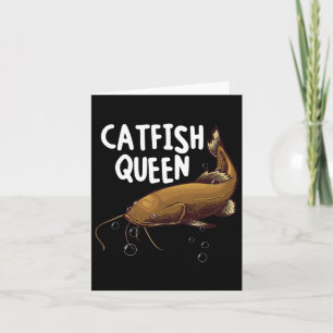 Cartão Arte Encantadora Engraçada Mulheres Mamãe Catfish
