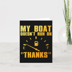 Cartão Arte Engraçada De Barcos Para Homens Barcos