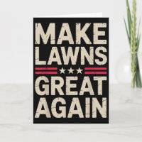 Arte engraçada de cortador de grama para homens e 