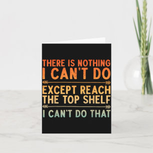 Cartão Arte engraçada de pessoas baixas para homens e mul