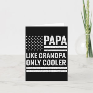 Cartão Arte engraçada do Papai para o avô dos netos Dia d