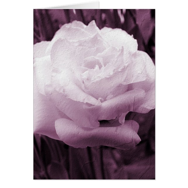 Cartão Arte Flor Roxa (Frente)