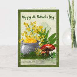 Cartão Arte Folclórica de Trilha de Fechamento PERSONALIZ