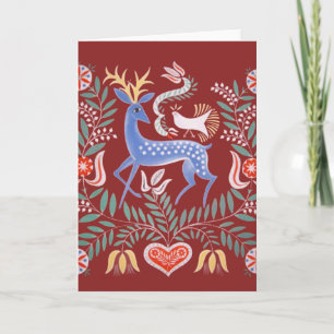 Cartão Arte Folclórica Húngara