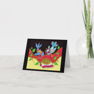 Cartão Arte Folclórica Ucraniana