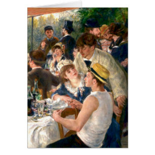 Cartão Arte Francesa de Pintura do Partido Renoir