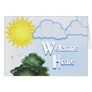 Cartão Arte Home bem-vinda de Digitas