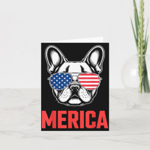 Cartão Arte Legal de Bulldog Francês para Homens Mulheres