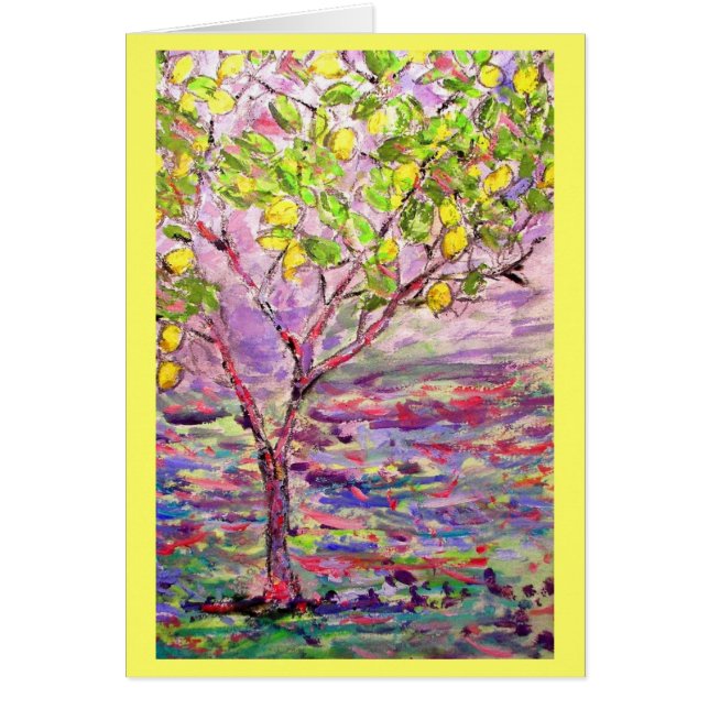 Cartão arte limoncello (Frente)