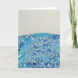 Cartão Arte Marble Azul