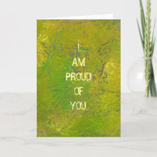 Cartão Arte moderna original da pintura do divertimento