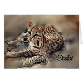 Cartão Arte Ocelot