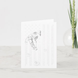 Cartão Arte Piscina Engraçada Para Homens Mulheres Billia